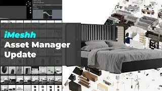 Blender DIY Asset Manager Update!!! iMeshh Asset Manager