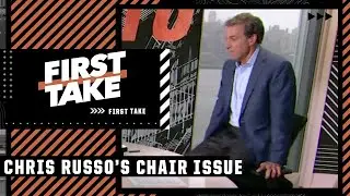 WHATS THE MATTER WITH THE CHAIR - Chris Mad Dog Russo 😂 | First Take