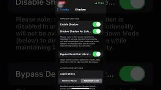Bypass for jailbroken ios Apps with shadow tweak👍.