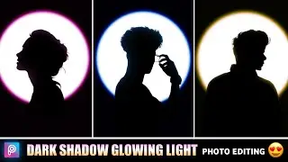 Picsart Dark Shadow Glowing Effect Photo Editing Tutorial || Dark Shadow Photo Editing in Picsart