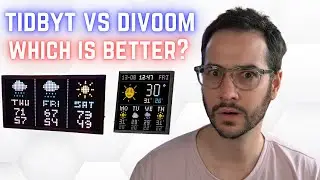 Tidbyt vs Divoom Pixoo Smart Widget Displays - Which is Better?