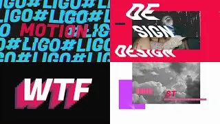 Promo Motion Graphics Television Aesthetics  | After Effects template