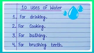 Uses Of Water l 10 Uses Of Water l Water Uses l Different Uses Of Water l World Water Day l Water l