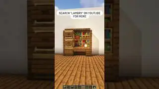 How to build a Bookshelf in Minecraft #minecraft #minecrafttutorial #shorts