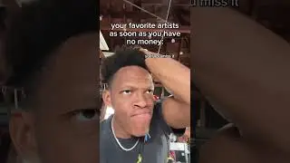 your favorite artists as soon as you have no money 