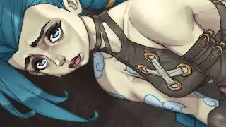 ARCANE JINX SPEEDPAINTING - League of Legends Netflix