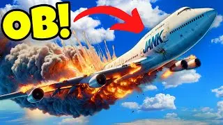 OB Caused Our Plane to Crash Into a Volcano in Stormworks Multiplayer!