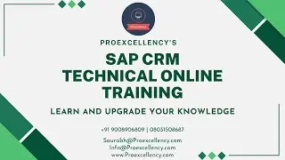 SAP CRM Technical: Online Training with Expert Guidance