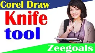 How To Use Knife Tool In CorelDraw For Beginners to Advanced