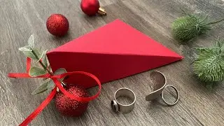 Triangular Gift Box | Gift Packaging | Paper Craft Ideas