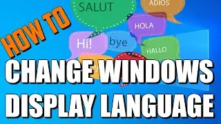 Change Display Language on Windows 10