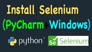 Installation of Selenium using PyCharm on Windows