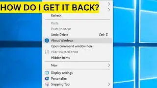 How To Restore Full Right Click Menu In Windows