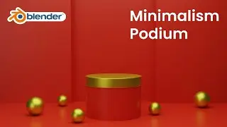 Tutorial Elegant Minimalism Podium in Blender