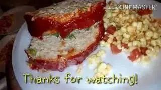 Turkey Meatloaf Recipe (Electric Roaster Oven)