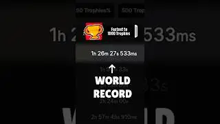 FASTEST TO 1000 TROPHIES IN BRAWL STARS!