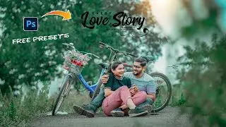 Pre Wedding Photo Editing | Moody Pre Wedding Free Presets | Photoshop 2024