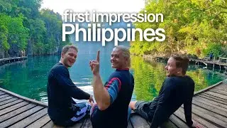 European friends first time in the Philippines.