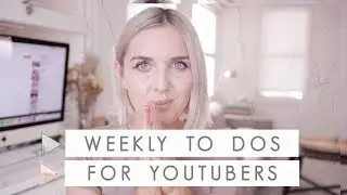 What you Should do WEEKLY as a Youtuber | CHANNEL NOTES