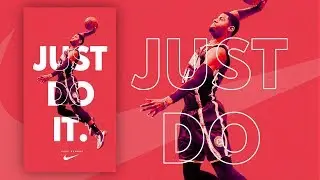 Gimp Tutorial : Basketball Sport Nike Poster Design Tutorial