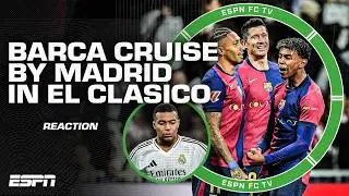 EL CLASICO REACTION 👀 'Nobody would've thought Barcelona would win 4-0!' - Klinsmann | ESPN FC