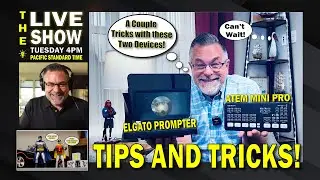 ATEM MINI PRO and ELGATO PROMPTER TRICKS LIVE!