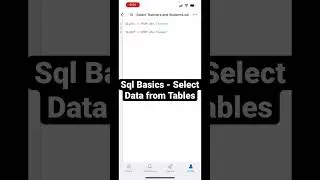 Sql for Beginners - Select Data or Query Tables! Simple Select Statement #sqltutorial