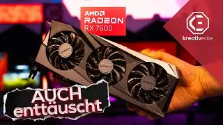 AMD RX 7600: Die NÄCHSTE ENTTÄUSCHUNG! Leider hat AMD sich DAMIT selbst zerstört...