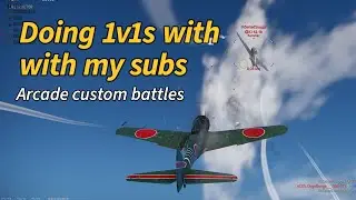 Doing 1v1s with my subs in custom arcade battles