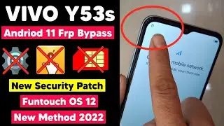 Vivo Y53s Frp Bypass Frp Bypass New Method | Google Account Remove New Solution 2022