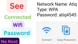 How to Show WiFi Password  // How to find wifi password /