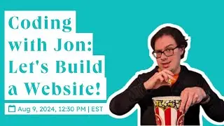 Coding with Jon: Let's Build a Website! | episode 7