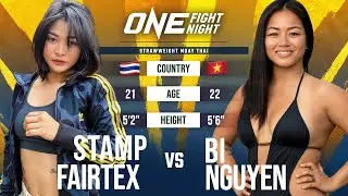 The Sound Of Those SHOTS 👊🔊 Stamp Fairtex vs. Bi Nguyen Full Fight