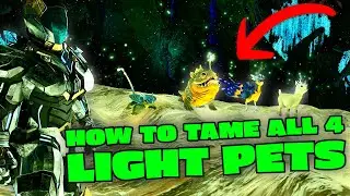 How To FIND and TAME All 4 Light Pets on Aberration in Ark Survival Ascended!!!