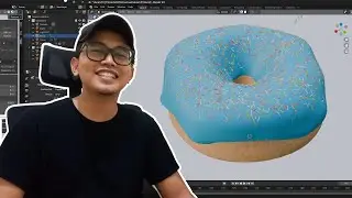 Blender 4.0 | Tutorial Membuat Donat Part 3 | Editing