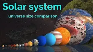 Solar system | Universe size comparison