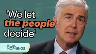 Neil Gorsuch destroys CBS with FACTS AND LOGIC about Supreme Court