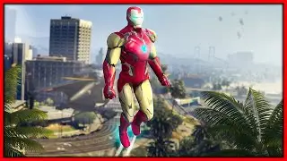 REAL IRONMAN POWERS DESTROY COPS IN GTA 5 RP