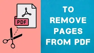 How to remove pages from PDF | To split PDF by Page Range | Quick and Easy