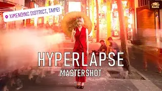 I did a Hyperlapse with a model in Taipei