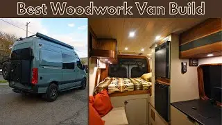 Insane Woodwork/Epoxy Van Tour - What Else Do You Need For a Van?