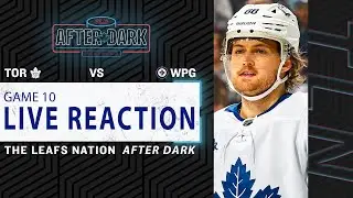 Maple Leafs at Winnipeg Jets LIVE POST GAME | Game 10 Reaction