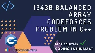 1343B Balanced Array codeforces problem in c++ | Balanced Array codeforces solution