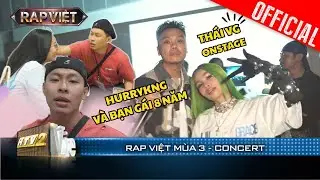 BTS: Thái VG onstage vẫn không quên học trò, HURRYKNG chia sẻ về tình yêu cực sâu sắc |Rap Việt 2023