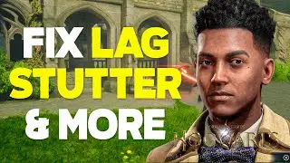 Hogwarts Legacy - How to Fix LAG/STUTTER on PC! (Best FPS Settings)