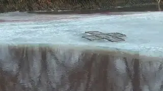 Что это такое?: в Волгоградской области покраснела вода в реке Арчеда