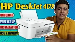 HP DeskJet Ink Advantage 4178 All-in-One Wifi Color Printer - Unboxing, Setup, Use & Review in Hindi