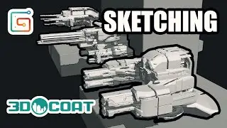 3D-Coat Kitbash - Sketching Tutorial Trailer