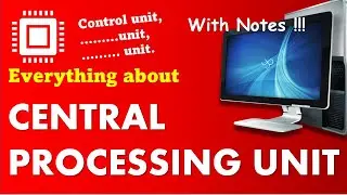 COMPUTER BASICS: Central Processing Unit | How CPU works full explained | Components of a CPU |parts