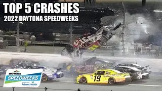Top 5 Crashes from 2022 NASCAR Daytona Speedweeks